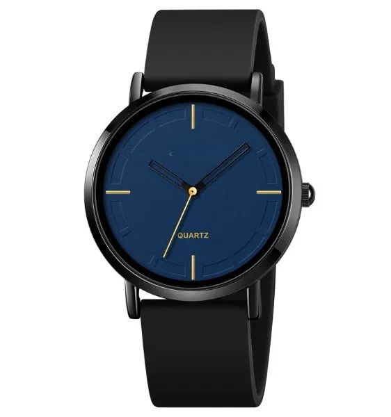 Stylish Quartz Waterproof Watch - Leather Band