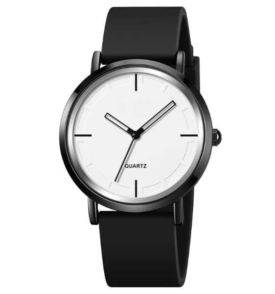 Stylish Quartz Waterproof Watch - Leather Band