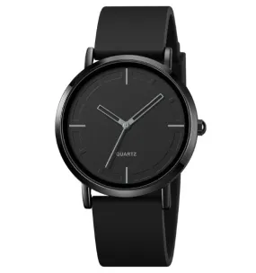 Stylish Quartz Waterproof Watch - Leather Band