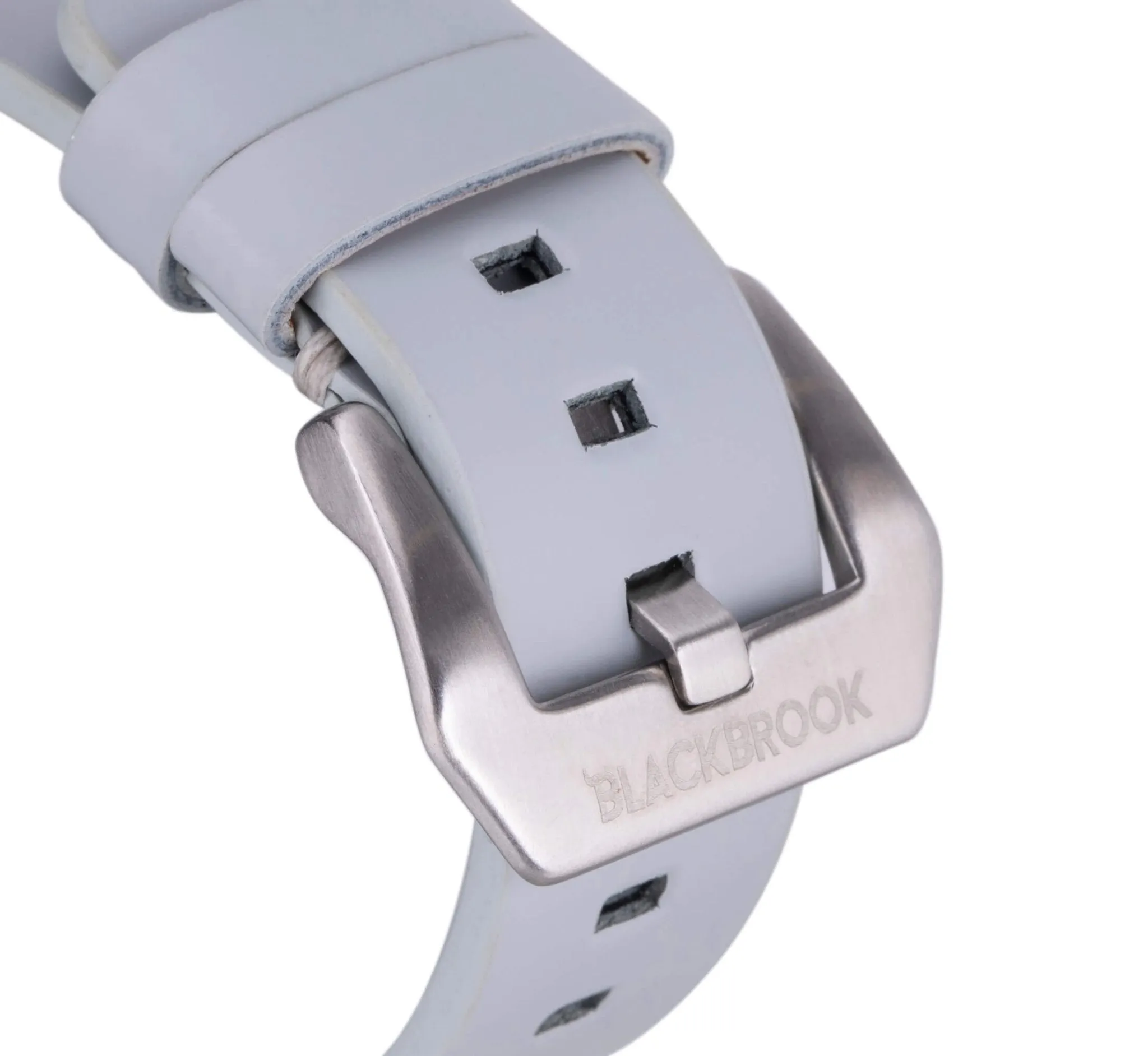 Sutton Modern Band for Apple Watch Ultra 49mm, Ice Blue, Silver Hardware