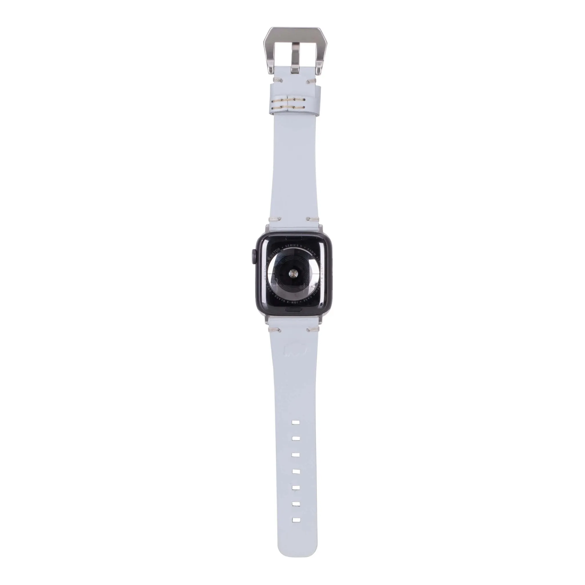 Sutton Modern Band for Apple Watch Ultra 49mm, Ice Blue, Silver Hardware