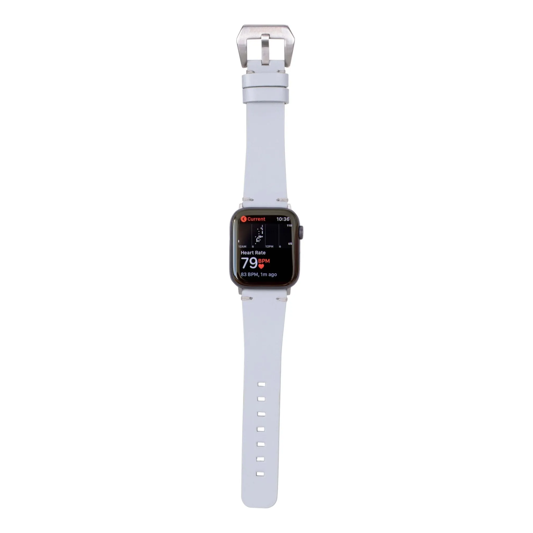 Sutton Modern Band for Apple Watch Ultra 49mm, Ice Blue, Silver Hardware