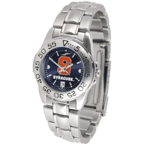 Syracuse Orange Ladies AnoChrome  Steel Band Sports Watch