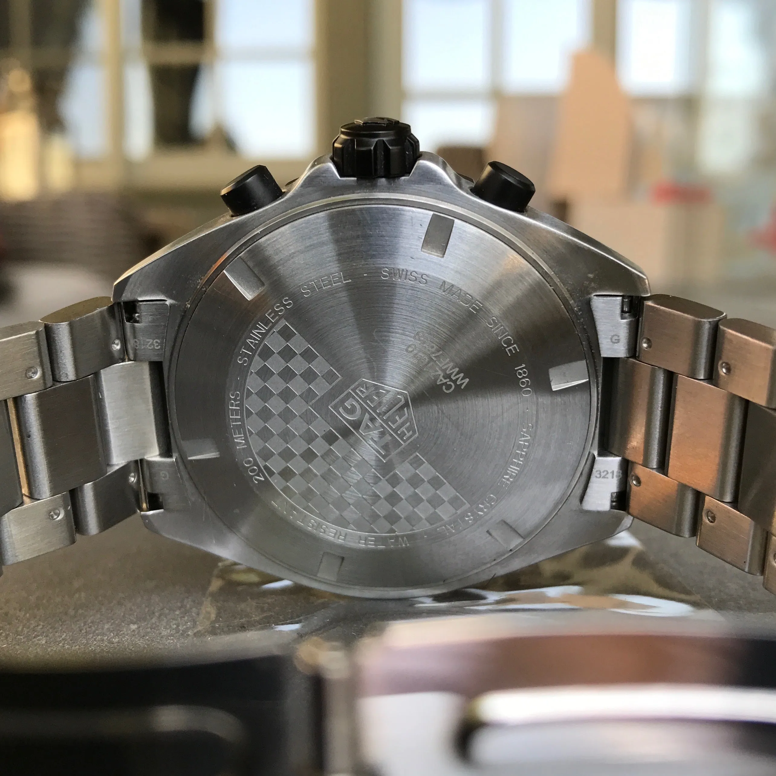 TAG Heuer Formula 1 CAZ1010 Chronograph Stainless Steel Quartz 44mm Wristwatch Box Papers