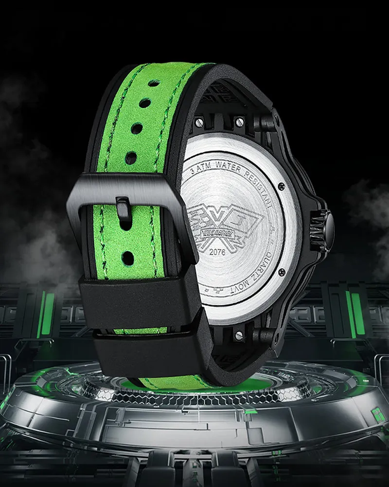 Techwear Coupe RS7 Spinning Luminous Sporty Watch