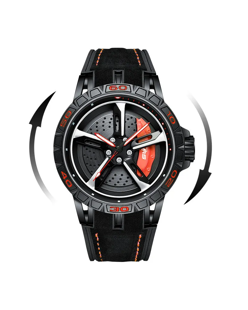 Techwear Coupe RS7 Spinning Luminous Sporty Watch