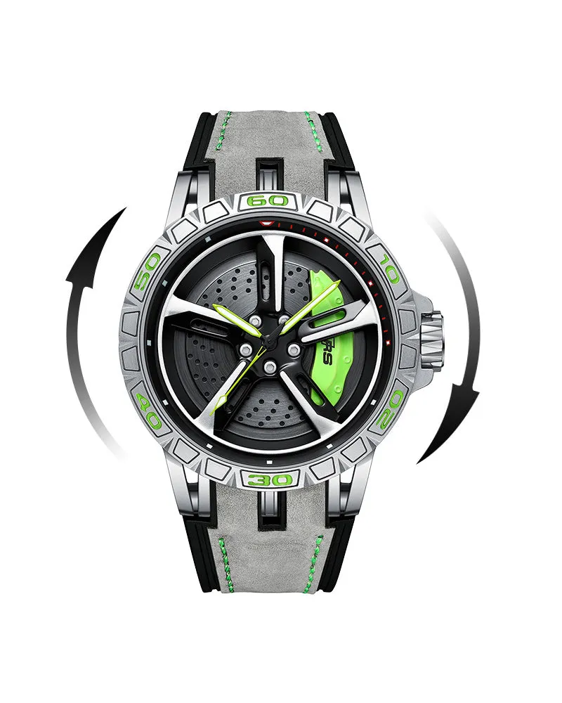 Techwear Coupe RS7 Spinning Luminous Sporty Watch