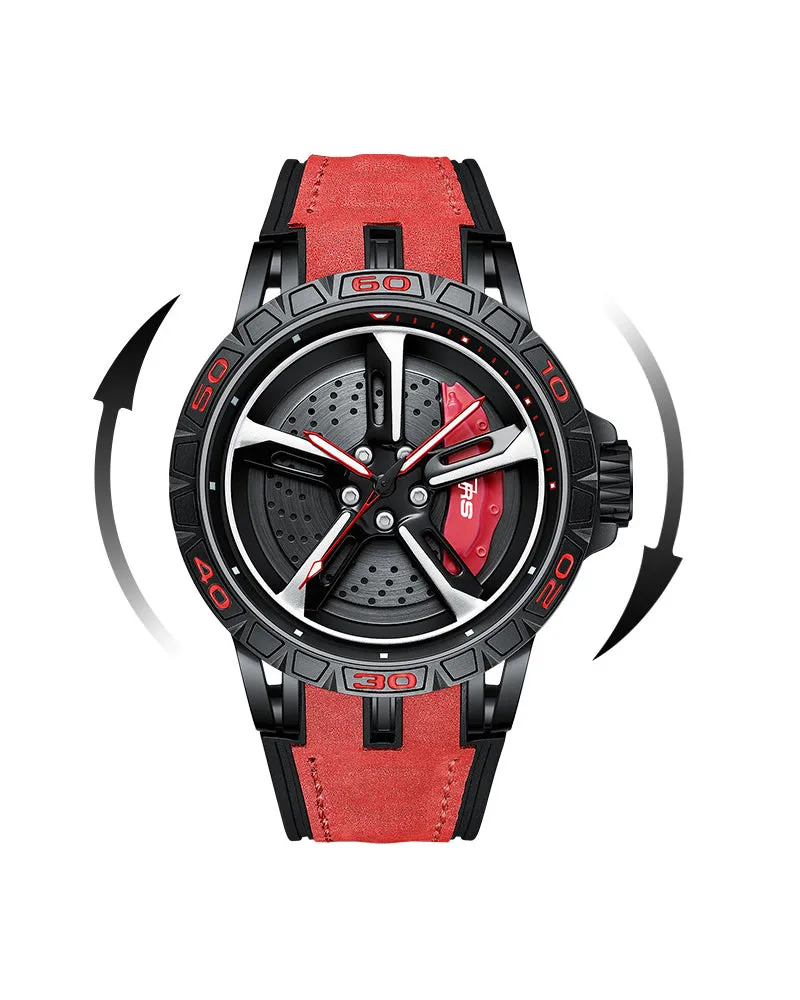 Techwear Coupe RS7 Spinning Luminous Sporty Watch