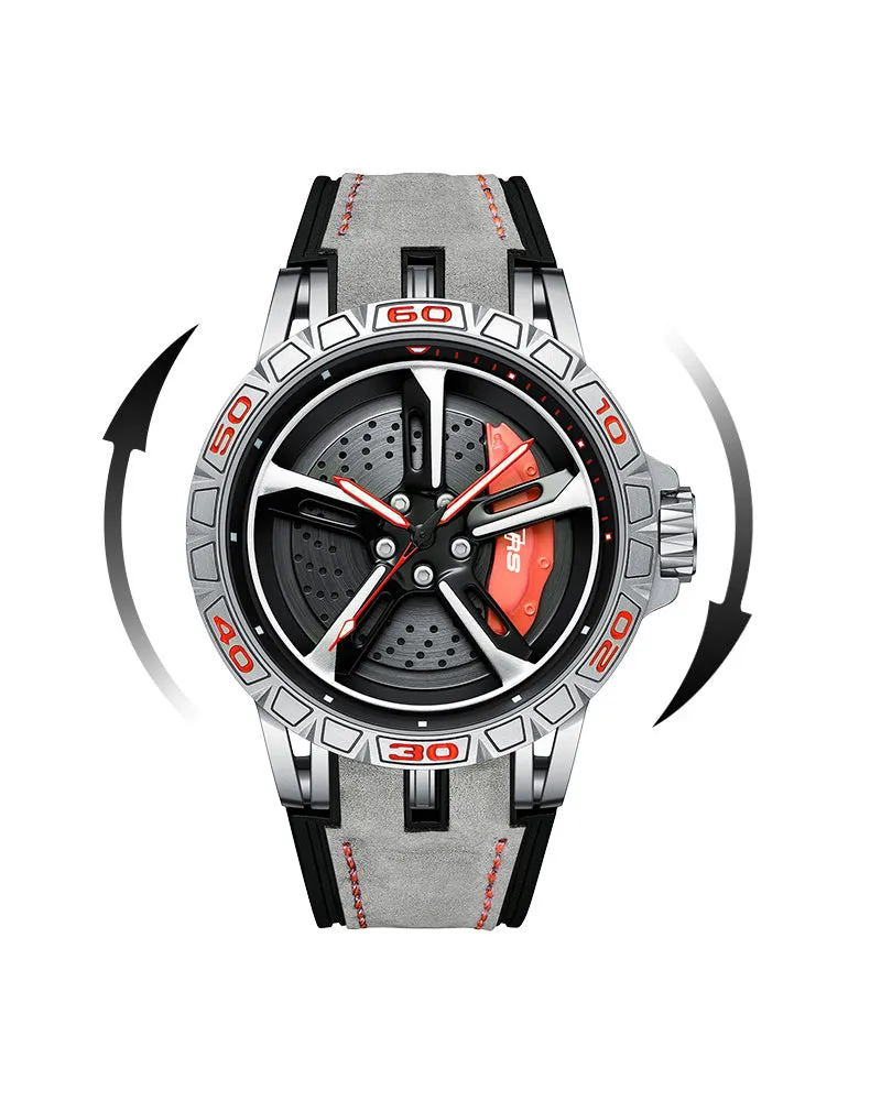 Techwear Coupe RS7 Spinning Luminous Sporty Watch