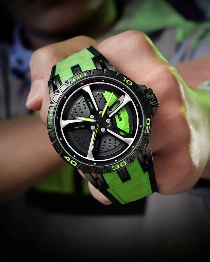 Techwear Coupe RS7 Spinning Luminous Sporty Watch