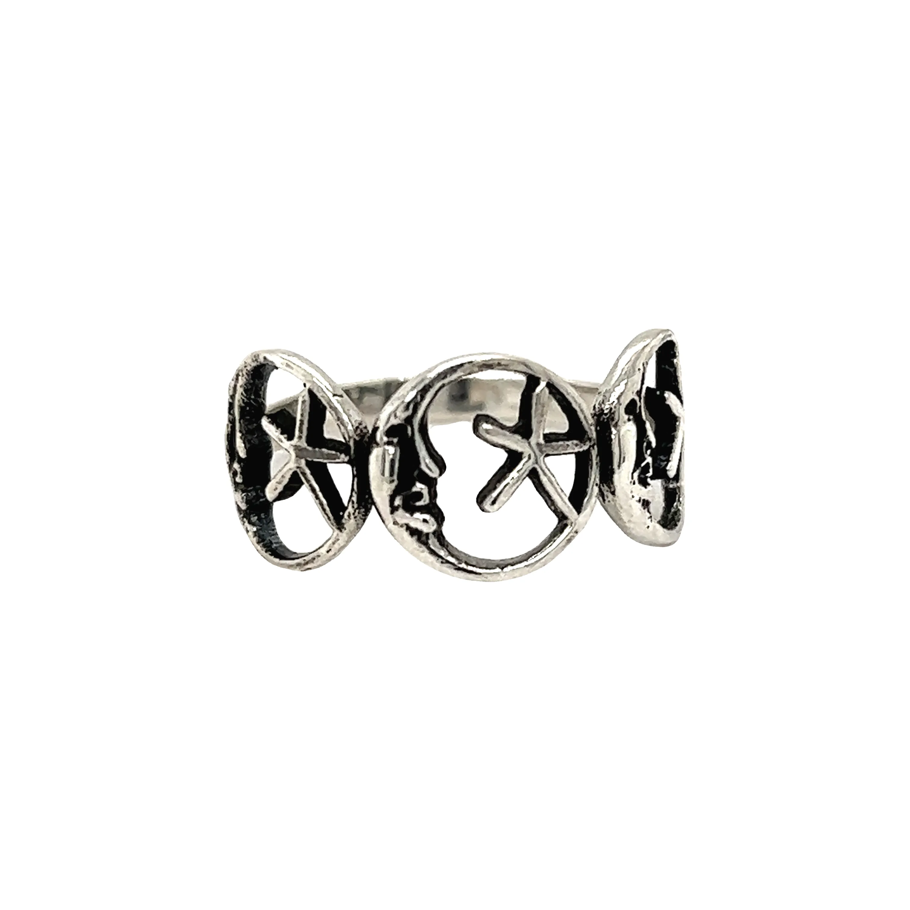 Triple Man in the Moon Ring