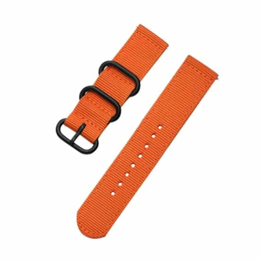 Universal 20mm Nylon Watch Strap - Black