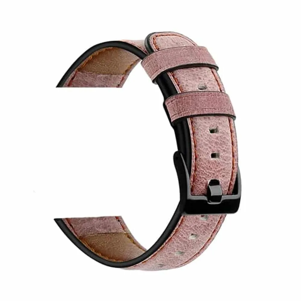 Universal Leather Band Strap 22mm Vintage - Pink