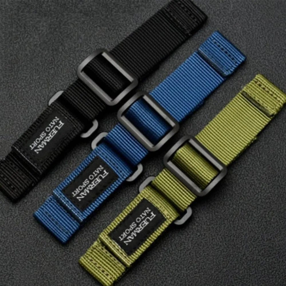 Universal Nylon Replacement Strap 20mm - Black