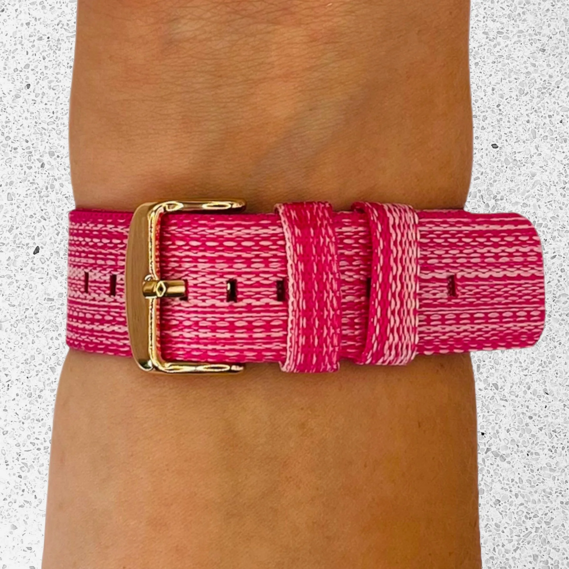 Universal Stylish Canvas Watch Straps Compatible with Most Watches
