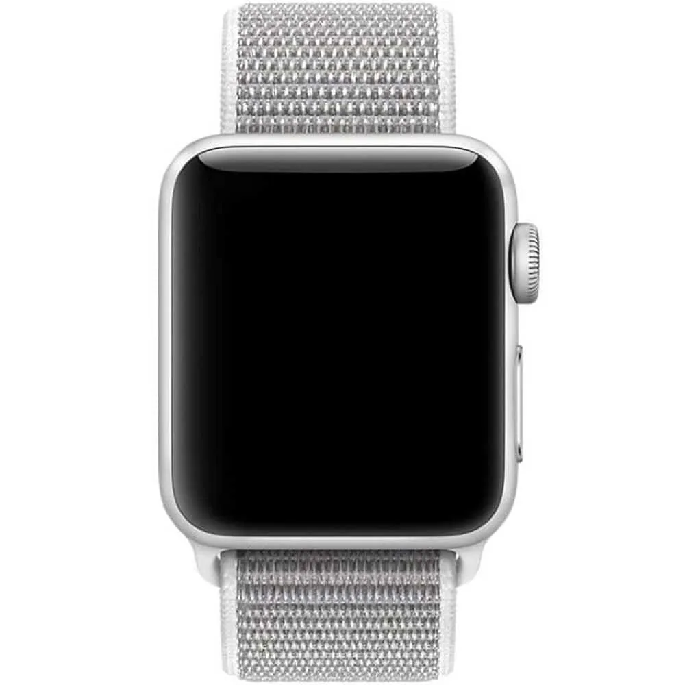 Velcro Nylon Strap for 38/40/41mm Apple Watch - Pink Sand