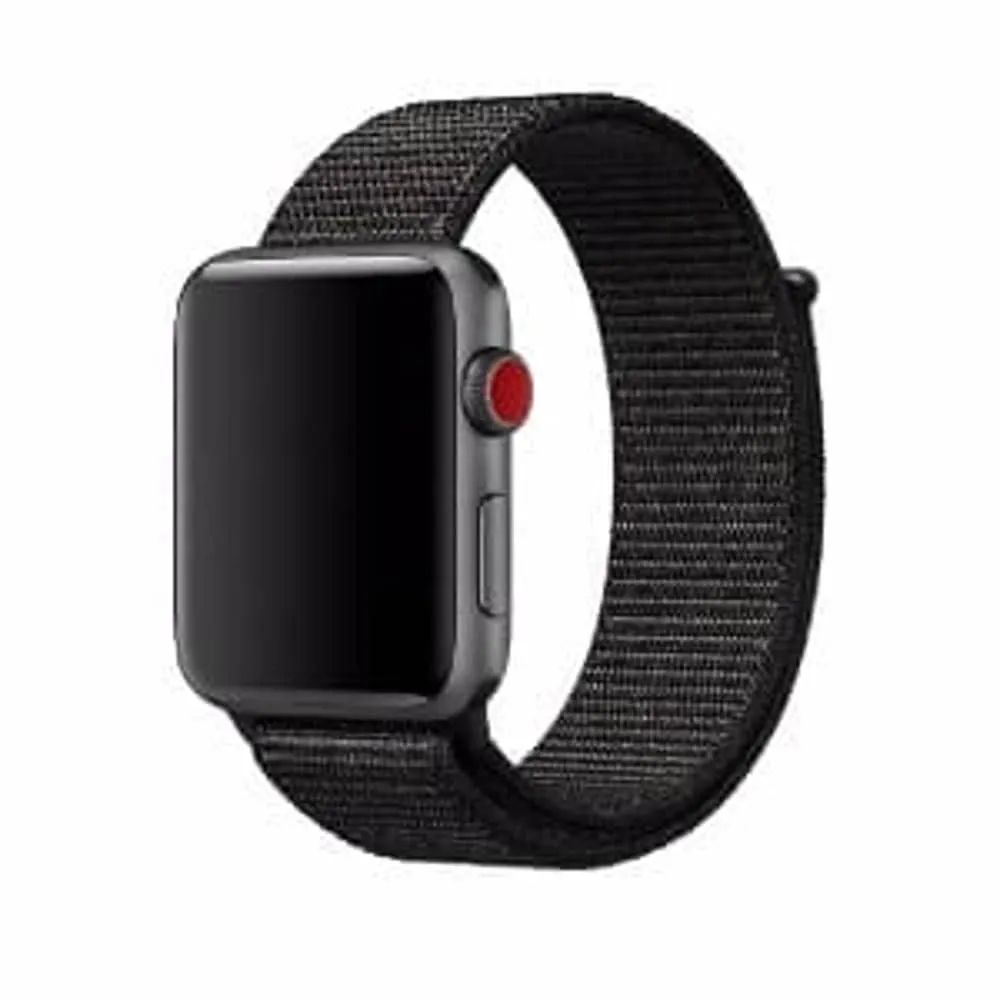 Velcro Nylon Strap for 42/44/45/49mm Apple Watch- Pink Sand