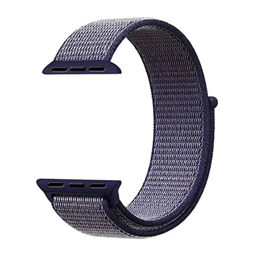 Velcro Nylon Strap for 42/44/45/49mm Apple Watch- Pink Sand