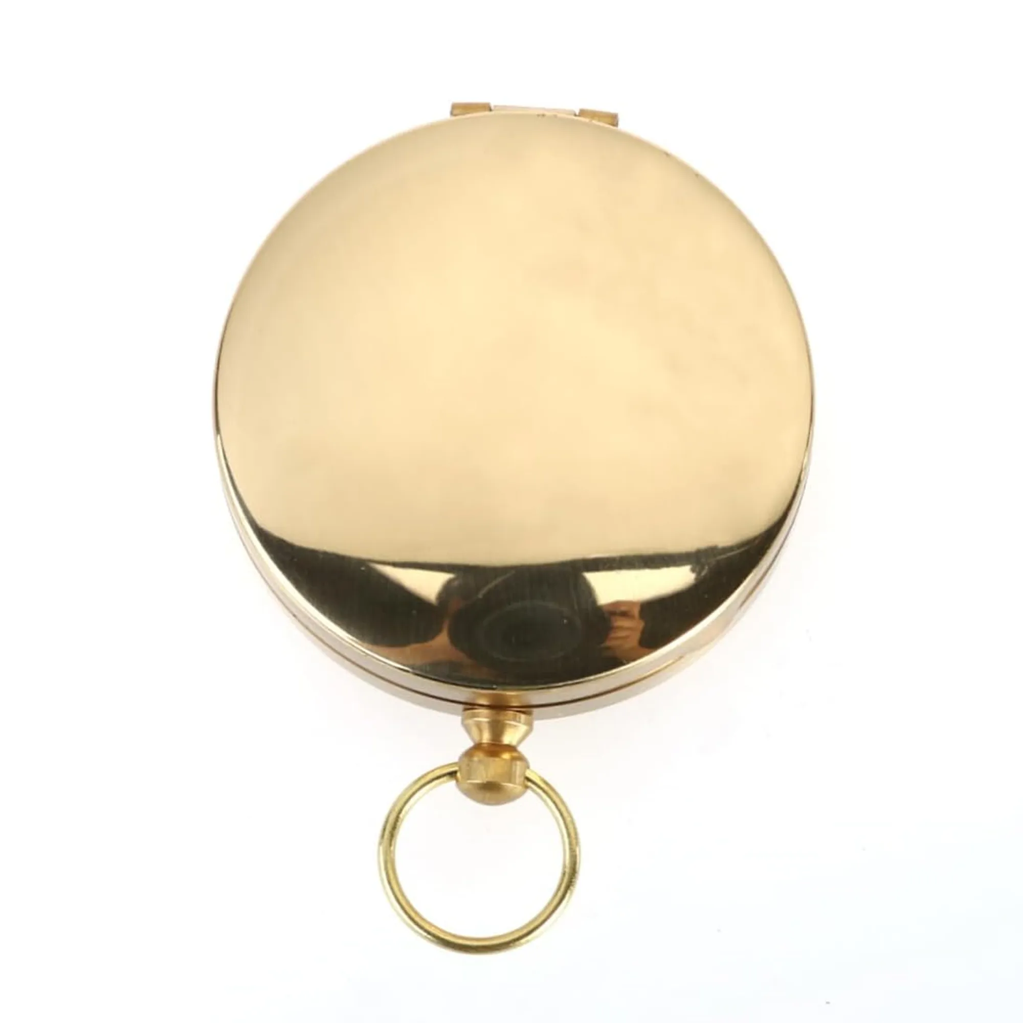 Vintage Pocket Watch Compass with Automatic Flip Lid for Outdoor Backpacking