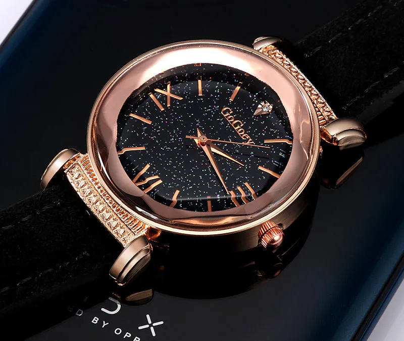 Women's elegant belt watch