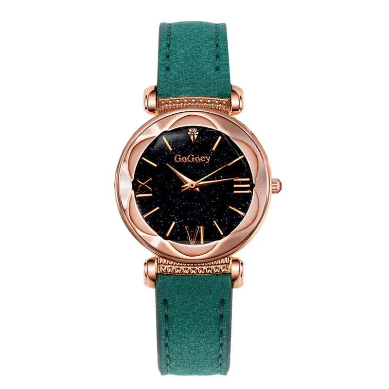 Women's elegant belt watch