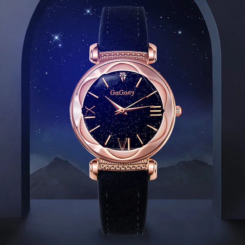 Women's elegant belt watch