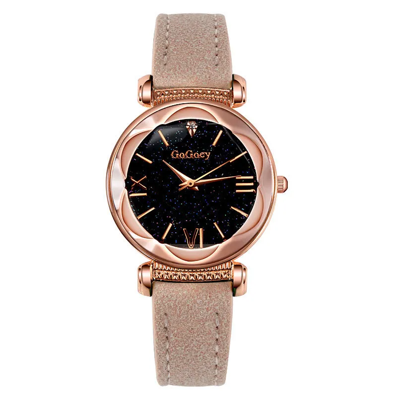Women's elegant belt watch