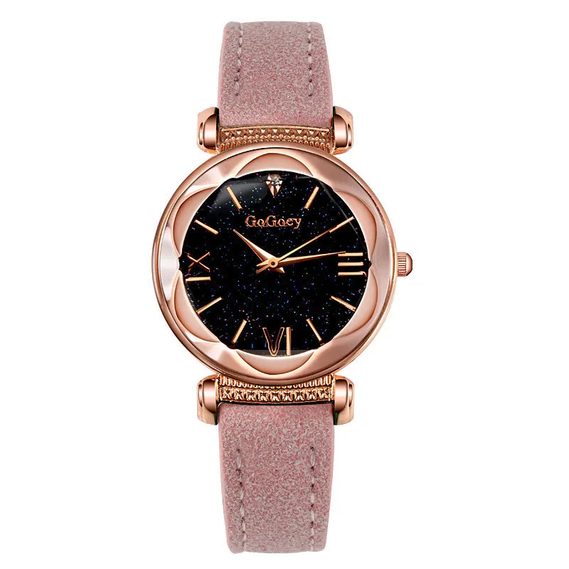 Women's elegant belt watch