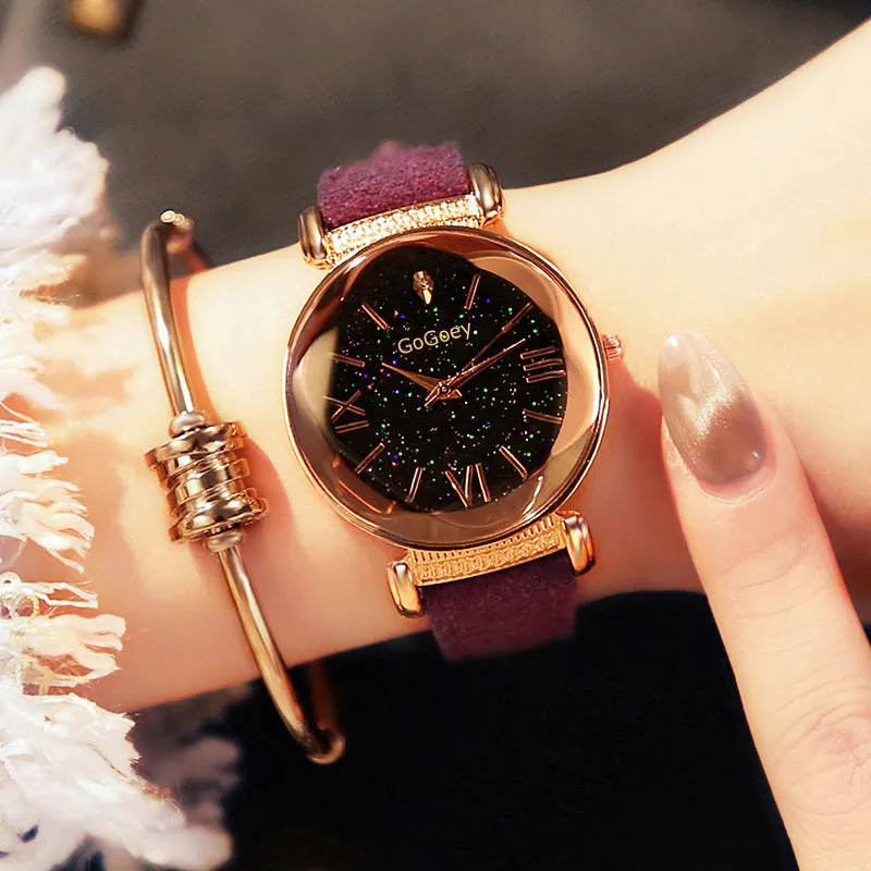 Women's elegant belt watch