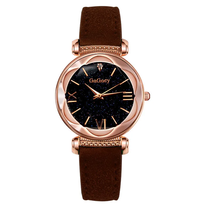 Women's elegant belt watch