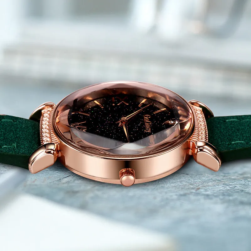 Women's elegant belt watch