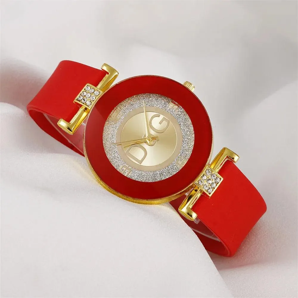 Women's Rhinestone Quartz Watch: Chic Timepiece for Stylish Ladies