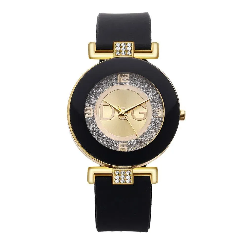 Women's Rhinestone Quartz Watch: Chic Timepiece for Stylish Ladies