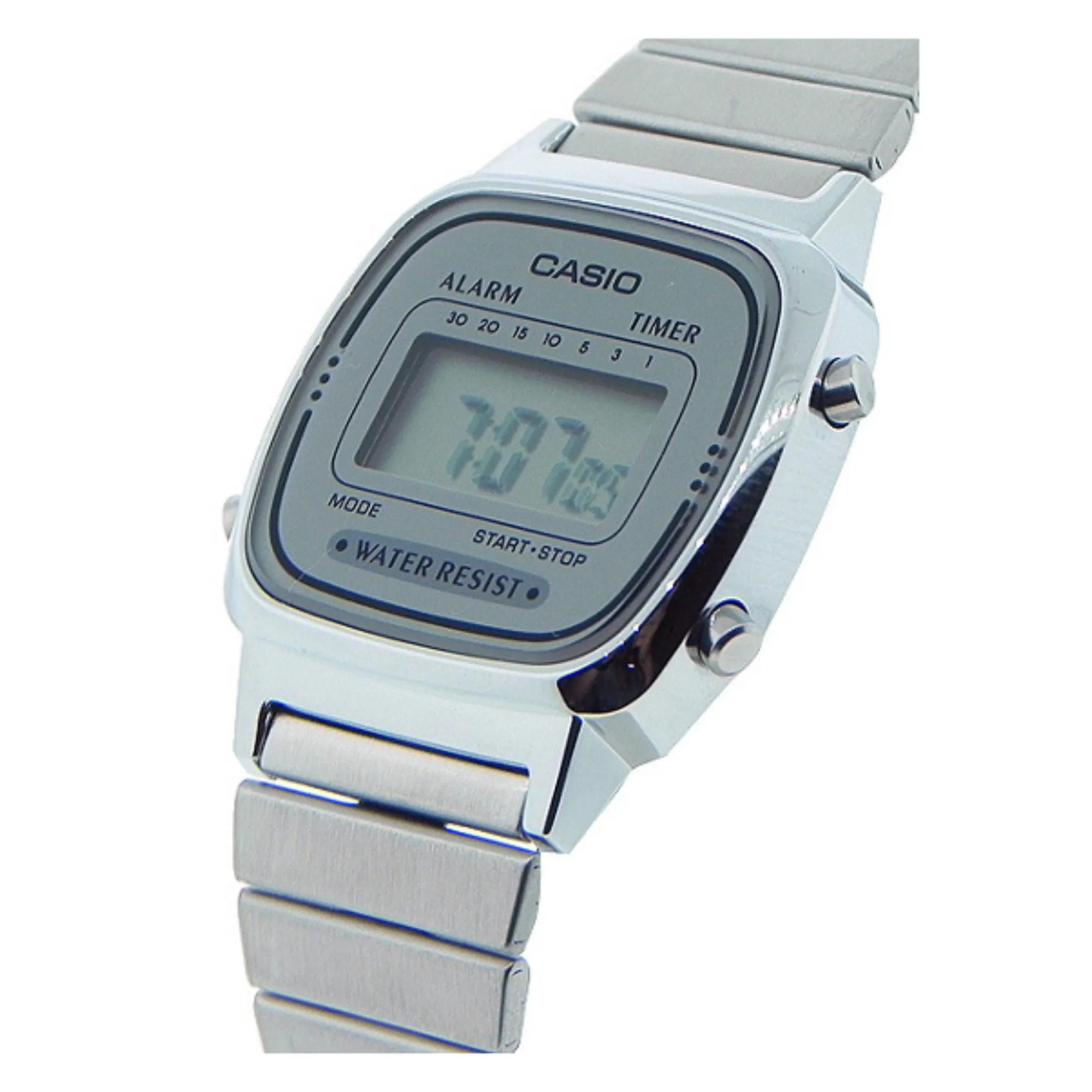 WW1366 Casio Vintage Digital Ladies Chain Watch LA670WA-7DF