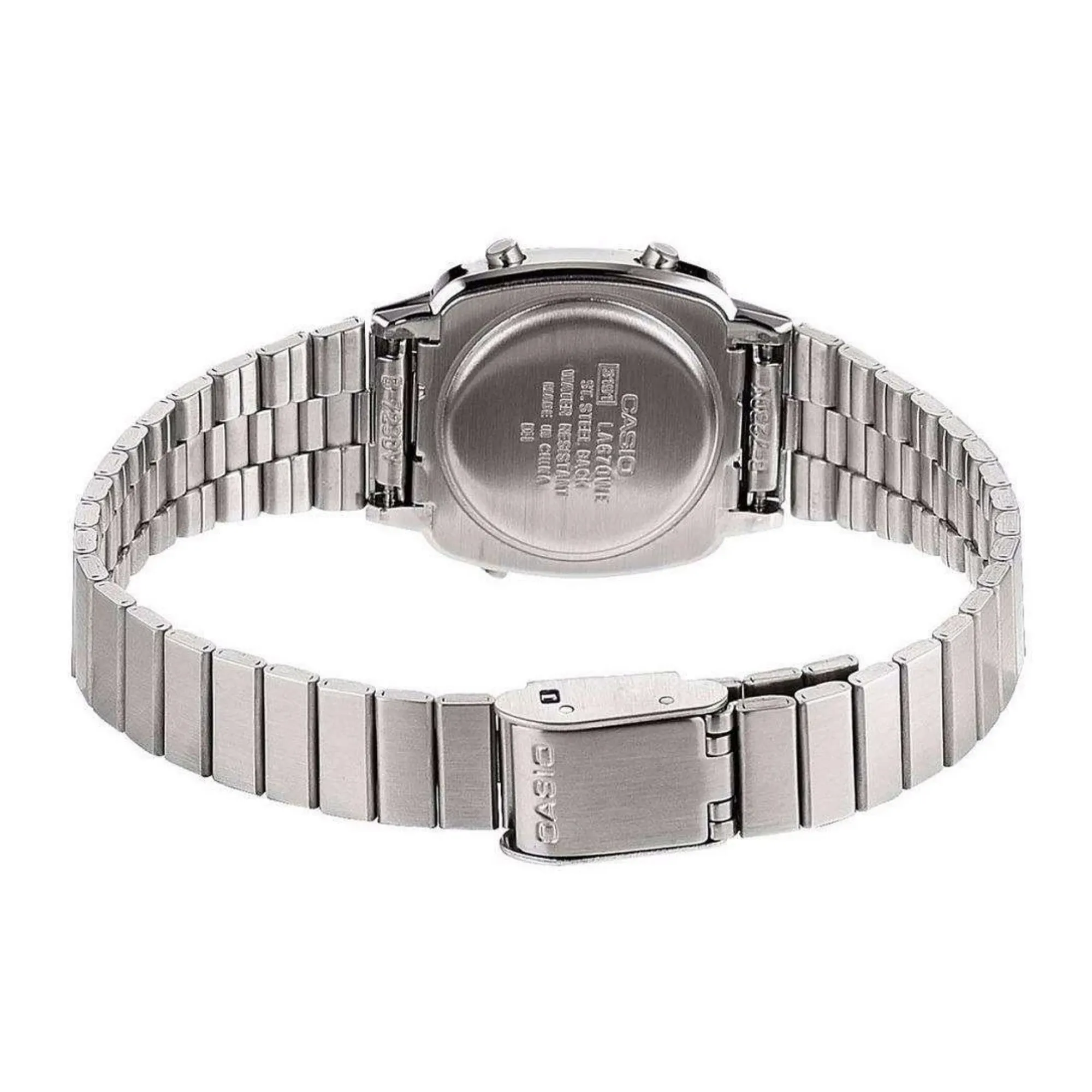 WW1366 Casio Vintage Digital Ladies Chain Watch LA670WA-7DF