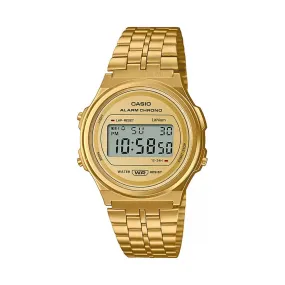 WW1534 Casio Vintage Digital Golden Chain Watch A171WEG-9ADF