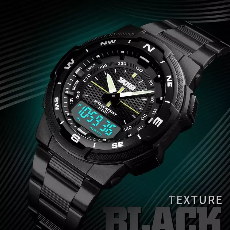 WW1547 SKMEI Dual Time Chain Watch 1370