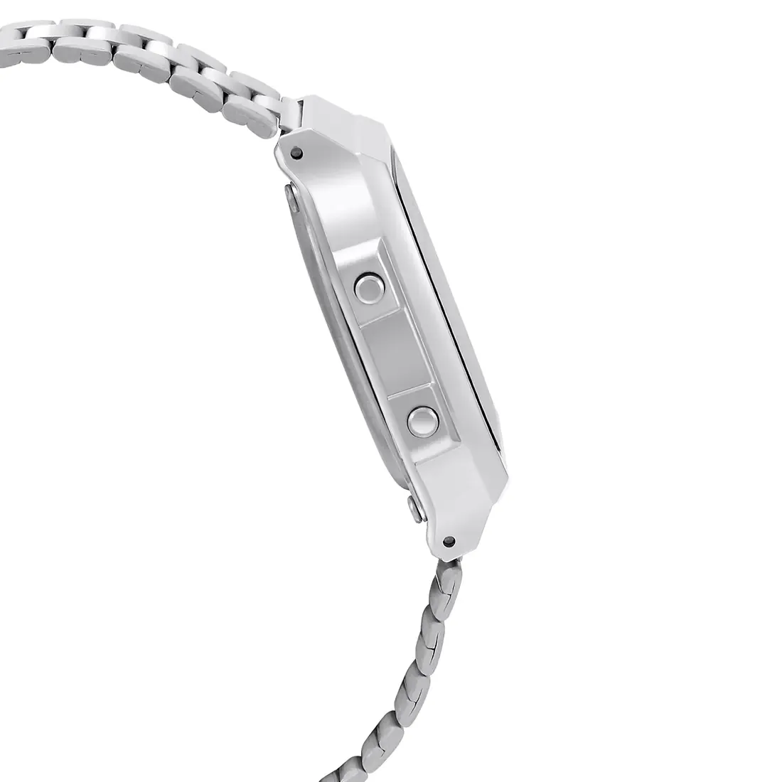 WW1879 Casio Vintage Illuminator Digital Silver Chain Watch A168WEC-3DF