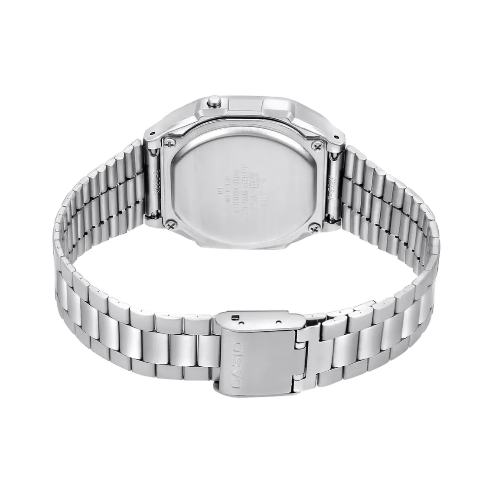 WW1879 Casio Vintage Illuminator Digital Silver Chain Watch A168WEC-3DF