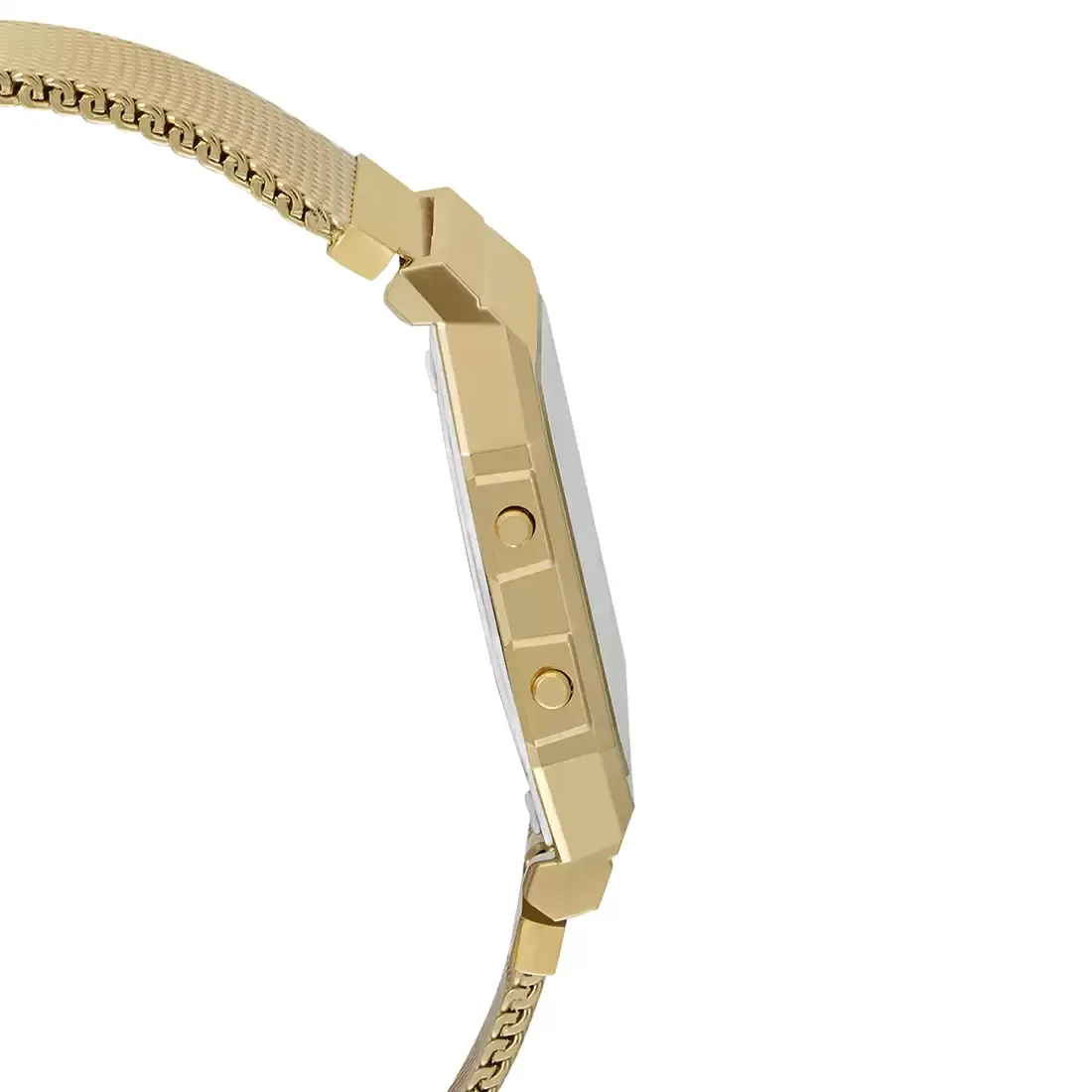 WW1942 Casio Vintage Super Slim Digital Golden Mesh Chain Watch A700WMG-9ADF