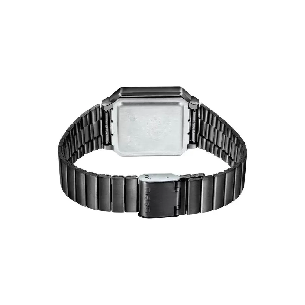WW2086 Casio Vintage Digital Black Chain Watch A100WEGG-1ADF