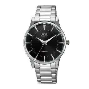 WW2116 Q&Q Superior Stainless Steel Silver Chain Watch S398J202Y