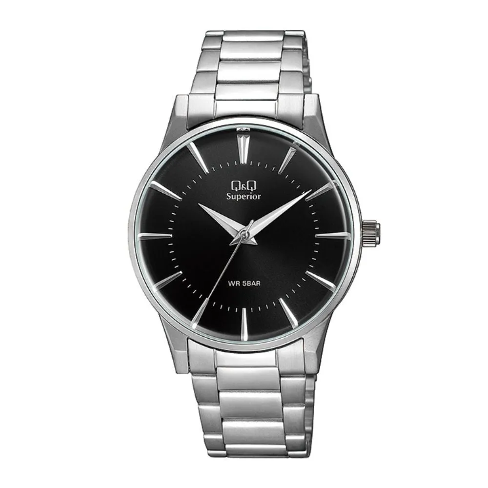 WW2116 Q&Q Superior Stainless Steel Silver Chain Watch S398J202Y