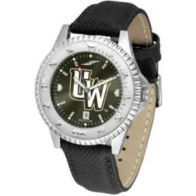 Wyoming Cowboys Competitor AnoChrome - Poly/Leather Band Watch
